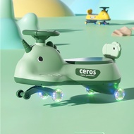 Unicorn Children 1-6 Years Old Swinging Car Baby Sliding Car Can Be Used Together Anti-Rollover Twis