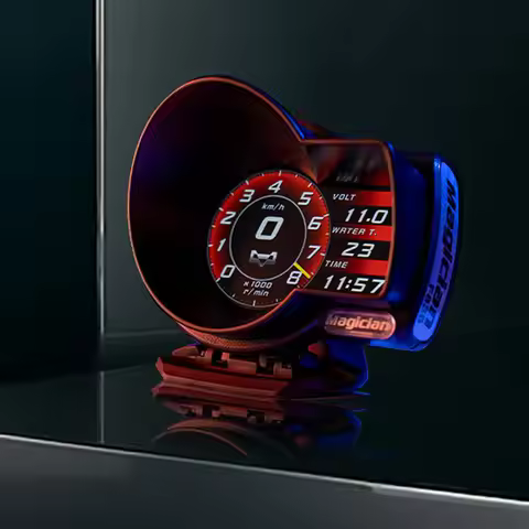 magician F835 OBD2 HUD Head Up Display multi-function gauge car turbo speed boost water temp voltage