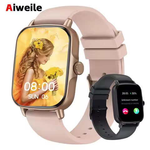 Smart Watch Women Men 1.81 Inch Smartwatch Bluetooth Call Sports Watch for Huawei Xiaomi Aiweile AW1