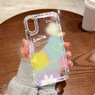 Smile Cloud Tulip Flower Shockproof Case Compatible for Samsung A14 A13 A12 A04S A03S A52 A51 A71 A34 A50 A50S A02s A22 A32 A23 A54 A11 Soft Fantasy Rendering Phone Case Silicone Soft Case Protective Cover