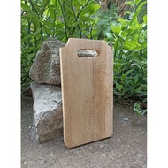 Thick cooking cutting board, curved cutting board, quality wooden cutting board, 38x15x1.8cm, medium