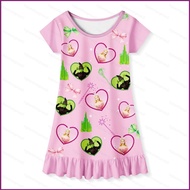 YT2 Wicked 2 For Good Glinda kids girls long dress cartoon cloth pajamas YT2