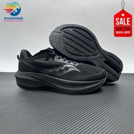 Genuine Saucony Triumph 21 Running Shoes FUllbox Fullblack