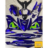 YAMAHA Y15 Y15zr V1 V2  velozi Movistar 2017 (M hijau) Cover set Free Emblem(×4)
