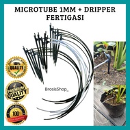 MICROTUBE 1MM + DRIPPER FERTIGASI