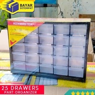 ORGANIZER RAK SUSUN DRAWER 25 SLOT KOTAK SPARE PART ELEKTRONIKA
