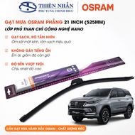 Gạt mưa ô tô OSRAM phẳng 21inch xe Honda Civic Mitsubishi Lancer Toyota Fortuner và các dòng xe khác