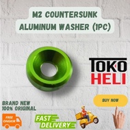 M2 Countersunk Aluminum Washer (1PC) - Green