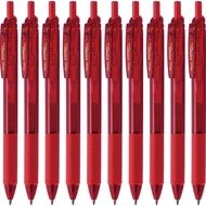 Pentel EnerGel S BL127-B Gel Ink Ballpoint Pen, Tip Diameter: 0.028 inches (0.7 mm), Color: Red, Cou