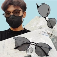 Kacamata lensa photocromic lensa berubah warna & Kacamata Resep dokter Minus optik cocok utuk pria  