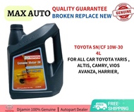 Toyota 10W-30 Premium Mineral 4L Engine OiL SN/CF 10W-30 Minyak Hitam