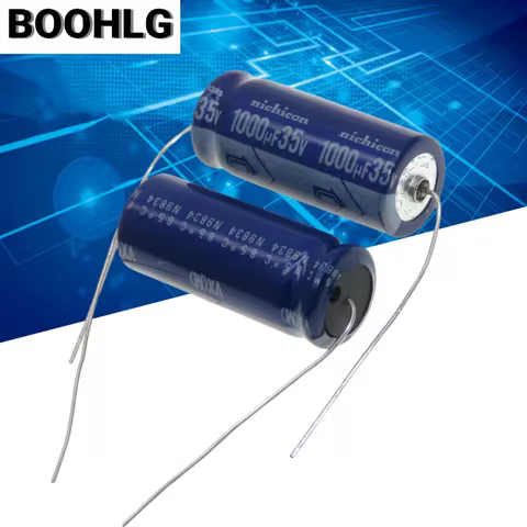 5PCS axial electrolytic capacitor through-hole horizontal electrolytic capacitor 35V 1000UF 1000UF 3