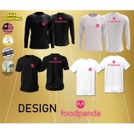 BAJU DESIGN FOODPANDA (MATERIAL MICROFIBRE EYELET)