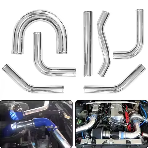 Universal Aluminum Tube 70/76mm 3'' High Flow Cold Air Intake Pipe for Racing Car Intercooler Air In