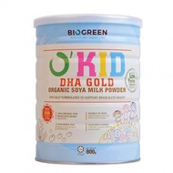 Biogreen OKid Dha Gold Organic Soymilk Powder (800g)