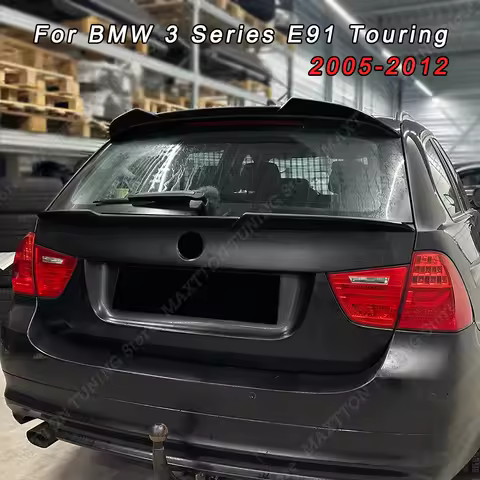 Rear Roof Spoiler Boot Lip For BMW 3 Series E91 Touring 2005-2012 318i 330i 320i 325i Rear Trunk Tai
