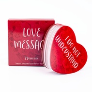 Love Message Oracle Cards 79Cards heart-shaped Leisure Entertainment Game Tarot Card