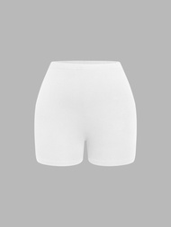 Cider Solid Knitted Mini Bike Shorts