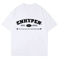 S-5XL KAOS BAJU KPOP ENHYPEN T-SHIRT Cotton round neck T-shirt for men and women JUNGWON HEESEUNG JA