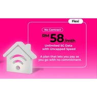 5G SIM UNLIMITED YES FLEXI 58