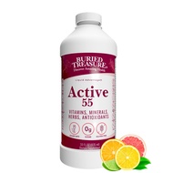 Active 55 Plus - 32 serv, Liquid Multivitamin for Seniors, Vegan, Sugar-Free, Natural Immune Support