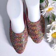 New Premium Handwork Multi Color Indian Women Shoes Clearance Sale UK 6 Size