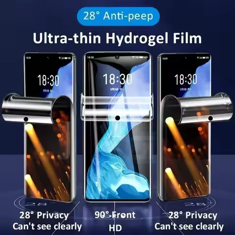 Anti Spy Privacy Hydrogel Screen Protector for Infinix Note Edge 50S 60 Ultra 40X 30i VIP 5G 4G Smar