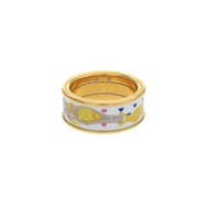 近全新愛馬仕 Brides de Gala Love 戒指 白色顏色金色五金配件 戒指配件 0255 [二手] 愛馬仕