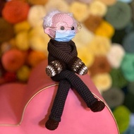 [CAM]2021 Bernie Sanders Doll Handmade Bernie Sanders Plush Toy Great Souvenir Gift