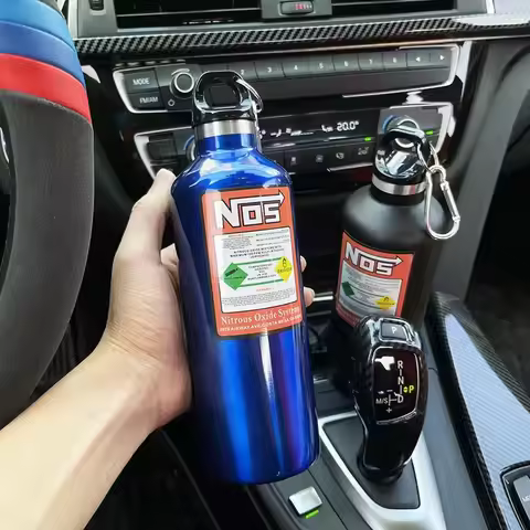 New car interior part nos water bottle stainless kettle 500ML high capacity travel sports bottle wat