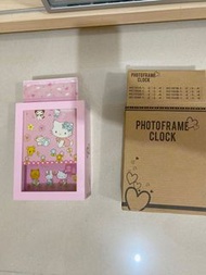Hello Kitty photoframe clock ⏰ 相架鬧鐘
