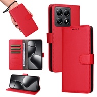 Vỏ điện thoại Cho Xiaomi Mi 14T 14T Pro / Xiaomi Mi 15 15 Pro Từ Ví da nắp gập có khe cắm thẻ Bìa