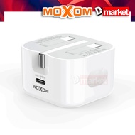 Moxom MX-HC142 PD 25W Charger Adapter Set 25W Charger Set Moxom MX-HC186 Wall Charger UK Plug Moxom 