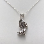 HH-JEWELRY 手工珠寶 925純銀項鍊 銀飾 變色龍/爬蟲項鍊