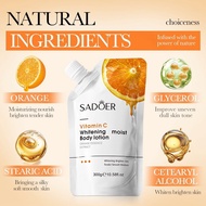 SADOER Body Lotion Vitamin C Whitening and Moisturizing Body Lotion Whitening Body Lotion