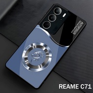 Softcase Glass Glossy For Realme C73 C75 C71 Cassing hp Realme C73 C75 C71-Protective Case hp Realme