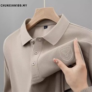 EVM 100% Original Logo VR Polo Shirt Men's Short Sleeve Top Polo Tee Baju Berkolar Collar Shirt Baju