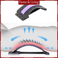 AOTO Back Stretcher for Lower Back Pains Relief 4 Level Adjustable Lumbar Back Cracker Board Crackin