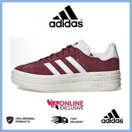 Adidas GAZELLE BOLD Thickness Women Shoes wine red HQ6892