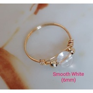 14k Gold Filled (Suasa) Cincin Kristal- Batu Asli