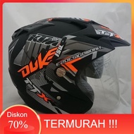 HELM ORI DOUBLE VISOR TERLARIS MERK DUKE INK GARANSI TERMURAH BUSA TEBAL BER SNI SETARA HELEM NHK KY