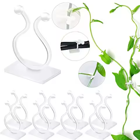 Plant Climbing Self-Adhesive Wall Vines Tools Fixture Plant Wall Fixture Clips Fixed Buckle Hook for