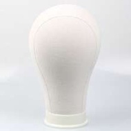 21-Inch Canvas Head Model Wig Stand, Can Be Pinned, Mannequin Head Model For Cosplay, Styling And Or