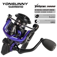 SHIMANO Lightweight Lure Spinning Reel All Metal Shallow Spool Tackl