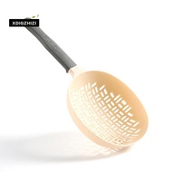 Scoop Colander, Silicone Colander Handle, Strainer Colander, Cooking Silicone Spoon, Pasta Colander 