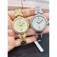 Jam ROSCANI Women Jam Manik Sapphire Gold / Silver BL E84