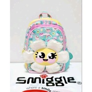 (ORIGINAL) Smiggle Movin Junior Character Backpack/Kindergarten/SD School Backpack - Mint Flower