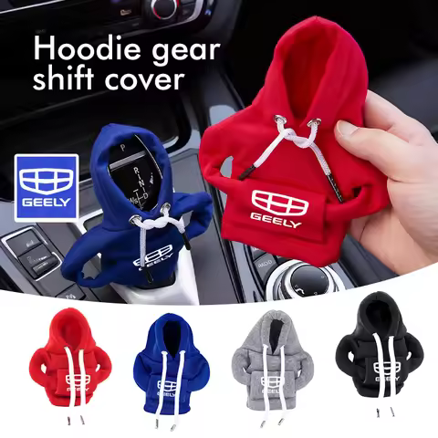 Universal Car Gear Shift Knob Cover Gearshift Hoodie Accessories For Geely LC EC8 Atlas CK2 CK3 GT G