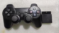 PS2無線震動手把，2.4 G黑色副廠手把