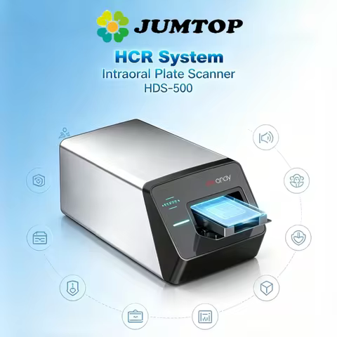 JUMTOP Dental Imaging Plate Scanner Digital X Ray Film Scanner High Definition X-Ray Phosphorescent 